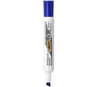 BIC Feutres tableau blanc Velleda 1791 – Effaçables à sec, pointe biseautée 3,3–4,6 mm – 4 couleurs