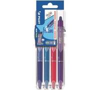 Pilot Pen - Stylo roller - FRIXION BALL CLICKER 07 - Set2Go - étui de 4