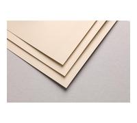 Etui de 5 feuilles de papier vergé Pastelmat, 360 g/m², 50x70, coloris beige