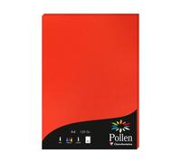 Etui de 50 feuilles Pollen 210x297mm 120g/m2 - Rouge corail