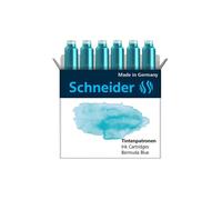 Etui de 6 Cartouches d encre pour Stylo plume pastel Bleu des Bermudes