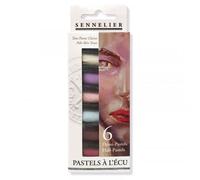 Etui De 6 Demi Pastels À L'écu Sennelier Portrait Peaux Claires