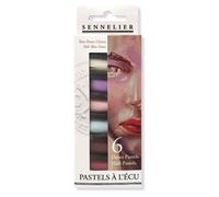 Sennelier Lot de 6 bâtons semi-pastel extra doux, tons clairs portrait