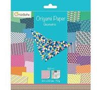 Avenue Mandarine Papier Origami Orami Geometric 20 x 20 cm 60 feuilles 70 g