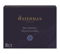 Waterman - lot de 30 cartouche pour stylo stylo-plume d'encre Bleu/Noir Standard Grande Capacité en protection de 8