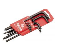 Generique Étui de 8 clés mâles Tamper Torx CRV (Acier Chrome-Vanadium) MOB