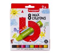 Etui De 8 Crayons À La Cire De Couleurs Pour Enfant Bruynzeel