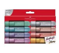 Etui de 8 Surligneurs Faber-Castell TL 46 Metallic Multicolore G