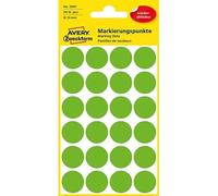 Avery Zweckform Etikett 96St Stickers muraux amovibles Point de repérage Vert 18 mm