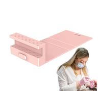 Étui de à ongles, organisateur de forets à ongles | Support de tête de polissage à ongles en silicone à 23 trous,Présentoir pliable pour conteneurs de pointes