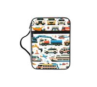 Étui de bible d'urgence avec poignée, en tissu Oxford résistant à l'eau, avec poches à fermeture éclair pour l'église