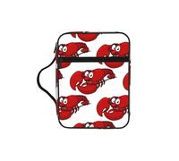 Étui de bible imprimé homard rouge pour femmes et filles, avec poignée pour Bible de taille standard