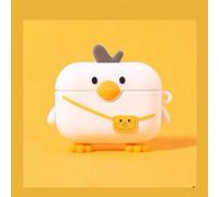 Etui de canard mignon pour Airpod Pro / Pro 2 Gen Cas 2022 Funny Cartoon Kawaii Cool Air Pods Pro 2nd Generation Silicone Case pour Apple Airpods