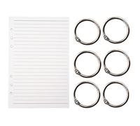 Étui de carnet créatif œil de dragon en résine époxy, moule en silicone, pour coquillage, miroir, cuir, pour moule de coque, anneaux de reliure, lot de papier de recharge, moules en résine, bijoux