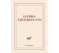 Étui de cartes "Lettres à quelques-uns" (papeterie) - - Collectif - Gallimard Papeterie - Papeterie