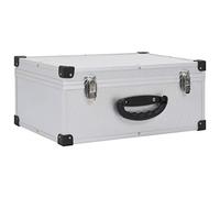 Etui de CD pour 60 CD Aluminium ABS Argenté