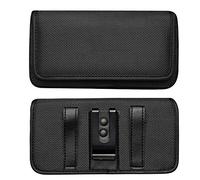 Étui de Ceinture Horizontal pour Doro 1360 1361 Liberto 8031 8030 820 Mini Orange Neva Start Rise 54 Alcatel 1 SFR Altice S42 Clip Ceinture Coque Holster Oxford Sacoche Smartphone Protection