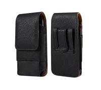 Étui de Ceinture pour Téléphone Homme, Pochette Ceinture Cuir pour Téléphone Portable, Sacoche Homme Ceinture Smartphon Sac Banane Portefeuille Porte-Cartes Holster Coque avec Boucle de Ceinture