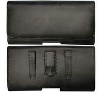 Étui de Ceinture Protection Portable pour Blackview BV6200 / Pro, Étui Latéral avec Clip Ceinture et Passant, XXL Noir