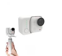 Étui de charge compatible avec Insta360 GO Ultra, étui magnétique, charge pendant la prise de vue, transfert de données à haute vitesse, support d'accessoires (blanc, 2500 mAh)