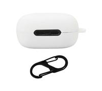 étui de chargement (blanc) compatible avec les écouteurs Bluetooth Soundcore C30i, en silicone avec