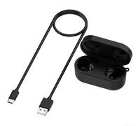 Étui de chargement de rechange pour écouteurs sans fil Panasonic For Technics Az80, ABS portable pour boîtier de batterie avec ajustement sûr, coque de protection noire élégante pour les besoins de