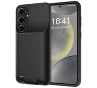 Étui de chargement en TPU+ABS avec batterie externe 6000 mAh compatible Samsung Galaxy S24 et indicateurs LED