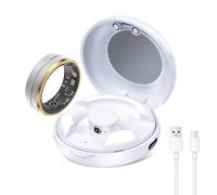 Étui de Chargement Smart Ring pour COLMI R02 R06 R11M R8, 200 MAh, Compartiment de Chargement avec Anneau de Port Magnétique, Boîtier de Chargeur Portable pour Anneau de Fitness