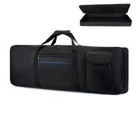 Étui de Clavier de Piano électrique 61/88 Touches Portables Portables pour Piano ou Sac de Transport 140 x 44 x 17 cm (61 Touches, L)