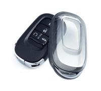Étui De Clé De Voiture Noir Transparent, Accessoire Porte-clés pour Civic 11e pour Accord CR-V HR-V pour Pilot pour Vezel ZR-V 2023 2024 2025(1x Key Case)