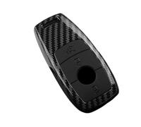 Étui De Clé Voiture en ABS Imitation Fibre Carbone pour Mercedes pour Benz C E S G Class GLC CLE CLA GLB GLS W177 W205 W213 W222 X167 AMG(Carbon)