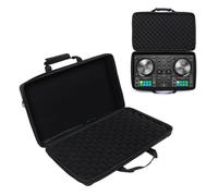 Étui de Contrôleur DJ, étui de Stockage Dur EVA, 19,69 X 11,81 X 3,54 Pouces, Zip Brillant, éponge Tampon, Contrôleur DJ à 2 Canaux, avec Zip en Forme de U, pour Le Voyage et Le