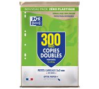 Etui de copies doubles Oxford 300 pages sous film A4 Petits carreaux 5mm