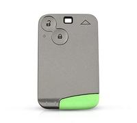 Étui de Coque de Carte de clé de Voiture à Distance de Remplacement 2 Boutons avec Lame pour Renault Laguna 2 Clio 3 Espace clé de Carte à Puce Automatique