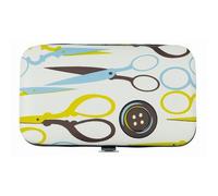 Etui de couture de voyage 'Design', 24 pièces, blanc