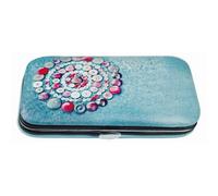 Etui de couture de voyage 'Design', 24 pièces, bleu