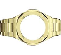 Étui de couverture de montre en acier inoxydable premium avec sangle de montre , pour GA2100 Watch Men Modification Kit en une seule pièce Décoration Diamond Accessoires de montre , pour GA2100