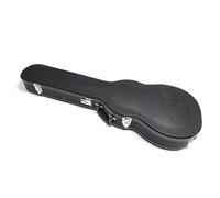 Étui de guitare électrique premium pour Gibson Les Paul, étui rigide avec intérieur en peluche, cuir imperméable, compartiment de rangement (E-Black avec serrure), E-Black with Lock, Formal