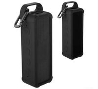 Étui de haut-parleur en silicone avec poignée et mousqueton conçu pour Anker pour Soundcore 2 pour voyage et usage quotidien