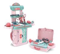 Étui De Jouets De Maquillage Pour Enfants, Simulation De Jeu Pour Filles, Cadeau De Médecin/Cuisine, Ensemble De Jeu De Table D'Hôpital, Boîte De Jouets Pour Enfants