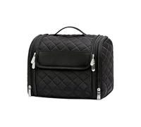 Étui de kit de lavage - Support d'hygiène portable, support à crochet pliable, rangement compact pour soins personnels 26,7 x 23,3 x 3,5 cm | Utilisation de conteneurs suspendus à plusieurs compartime