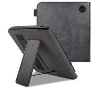 Étui de liseuse portefeuille avec strap et support Kobo Libra Colour / Tolino Vision Color Noir imoshion