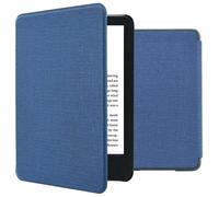 Étui de liseuse portefeuille Canvas Sleepcover Amazon Kindle (2024) / Amazon Kindle (2022) 11th gen Bleu foncé imoshion