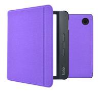 Coque Kobo Libra H2O imoshion Canvas Sleepcover Bookcase met stand imoshion Violet Violet
