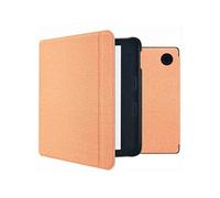 imoshion imoshion Étui de liseuse portefeuille Canvas Sleepcover avec support Kobo Libra 2 / Tolino Vision 6 Peach Orange