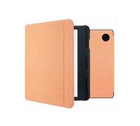 Etui de liseuse portefeuille Canvas Sleepcover avec support pour Kobo Sage / Tolino Epos 3 - Peach