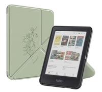 Étui de liseuse portefeuille design Pliable Kobo Clara Colour / Kobo Clara BW Floral Green imoshion