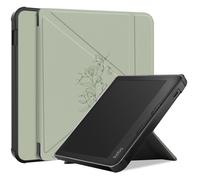 imoshion Étui de liseuse portefeuille design Pliable pour Kobo Libra Colour - Floral Green