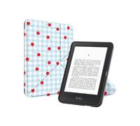 imoshion imoshion Étui de liseuse portefeuille design Pliable Kobo Clara Colour / BW Cherry Check Multicolore