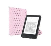 imoshion imoshion Étui de liseuse portefeuille design Pliable pour Kobo Clara Colour / BW Happy Dots Multicolore